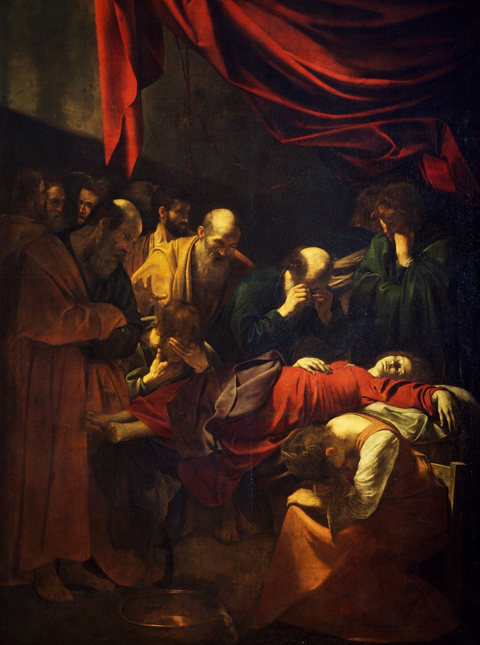 A Szűz halála alkotó: Michelangelo Merisi da Caravaggio