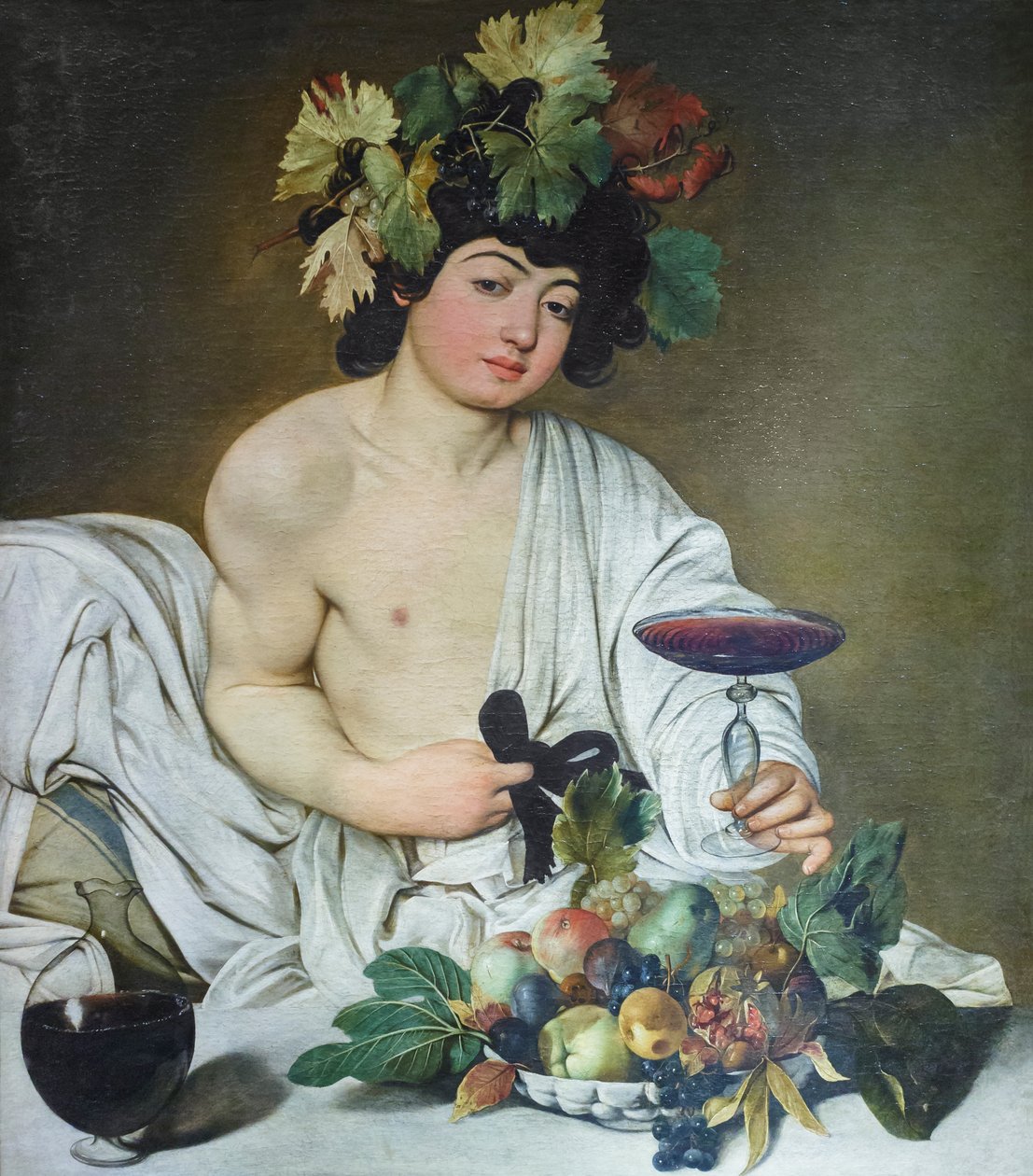 Az ifjú Bacchus, 1596 körül (olaj, vászon) alkotó: Michelangelo Merisi da Caravaggio