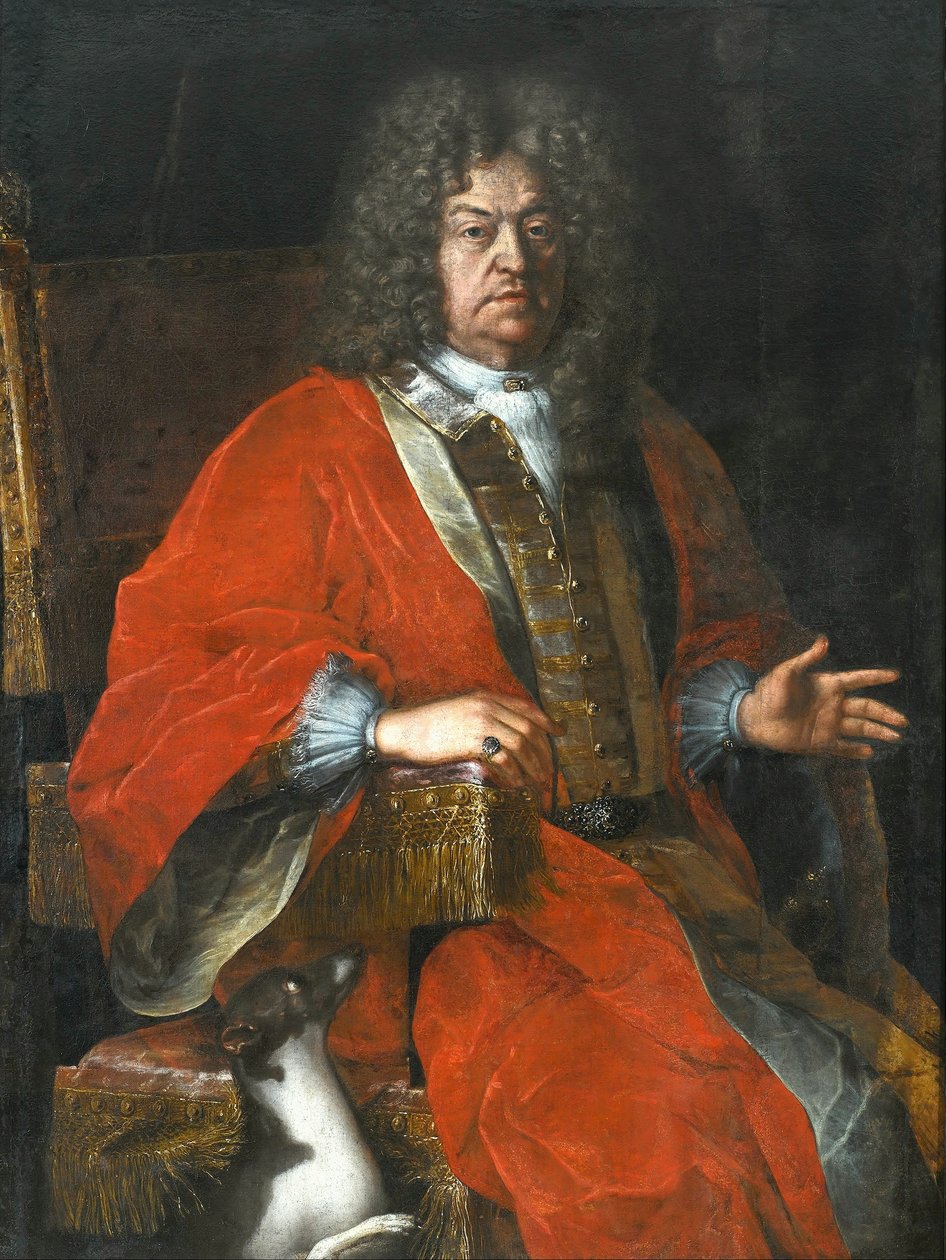 Jan Dobrogost Krasiński portréja alkotó: Michelangelo Palloni