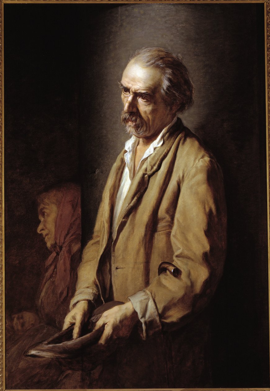 Önarckép (önarckép) Michelangelo Pittatore (1825-1903) festménye 1894 Méret 107x73 cm Asti, Pinacoteca Civica alkotó: Michelangelo Pittatore