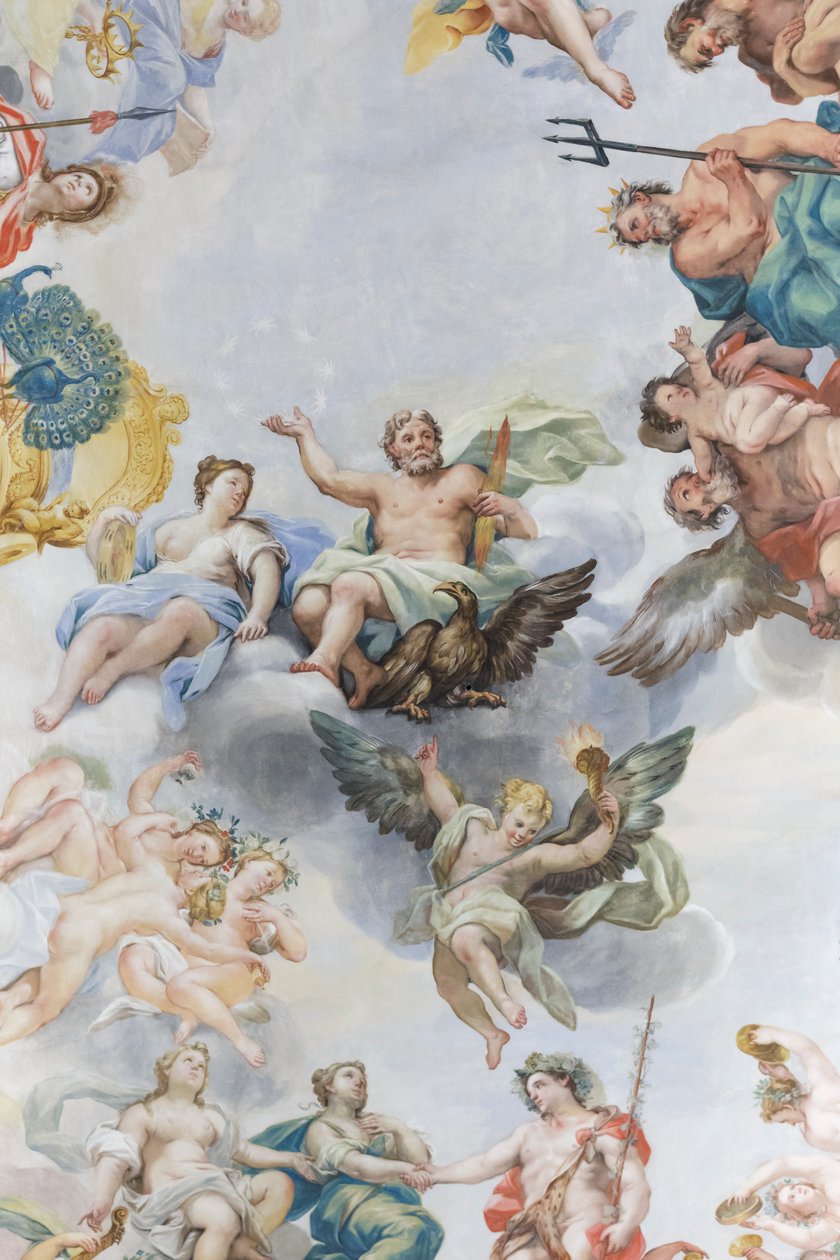 Bacchus és Ariadné esküvője, részlet alkotó: Michelangelo Ricciolini