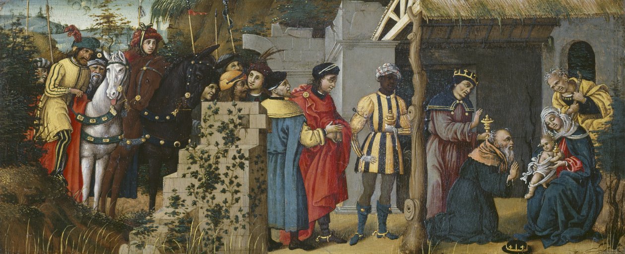 Mágusok imádása, 1500-10 körül alkotó: Michelangelo di Pietro Mencherini