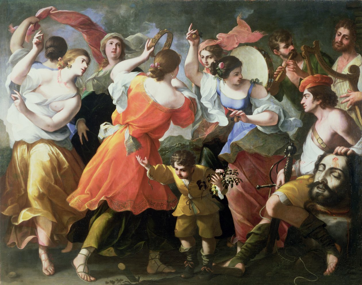Dávid diadala alkotó: Michele (monogram M.R. von) Ragoglia