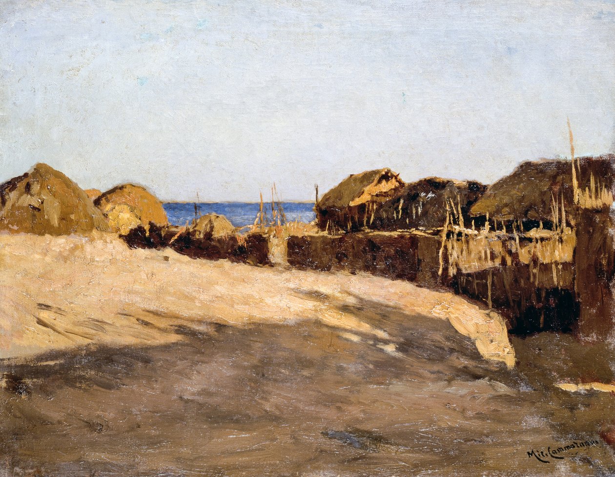 Eritreai táj, Michele Cammarano (1835-1920) alkotó: Michele Cammarano