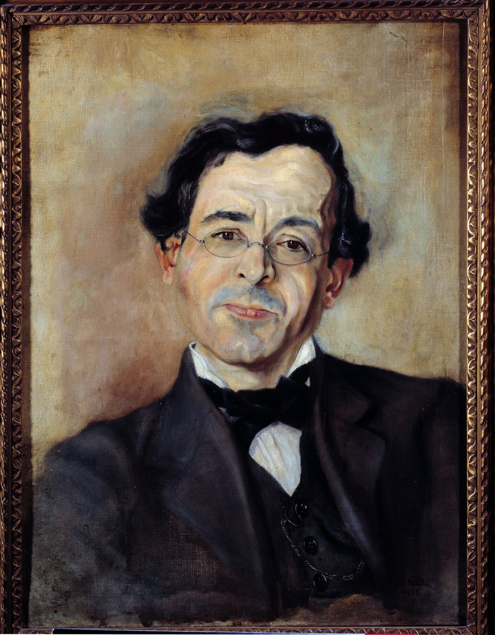 Paul Leautaud (1872-1956) író és rovatvezető portréja. Theodore Catti festménye, XX. század alkotó: Michele Catti