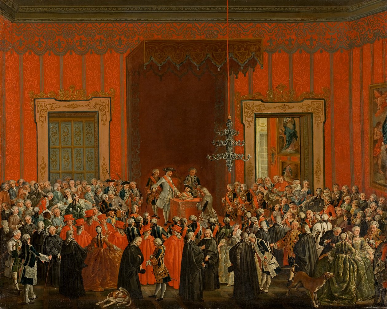 Spanyolország: III. Károly lemond a nápolyi koronáról alkotó: Michele Foschini