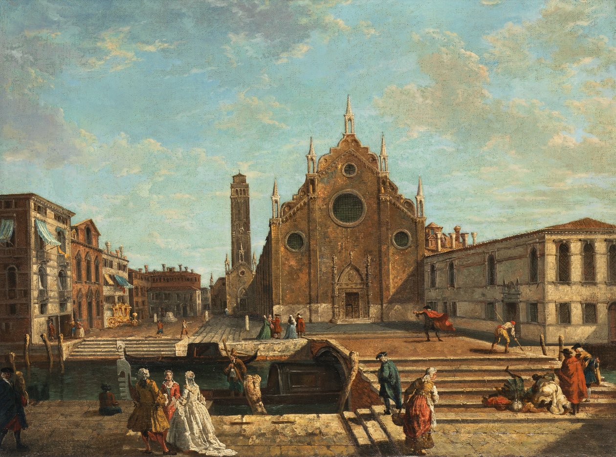 Michele Marieschi Campo dei Frari alkotó: Michele Marieschi
