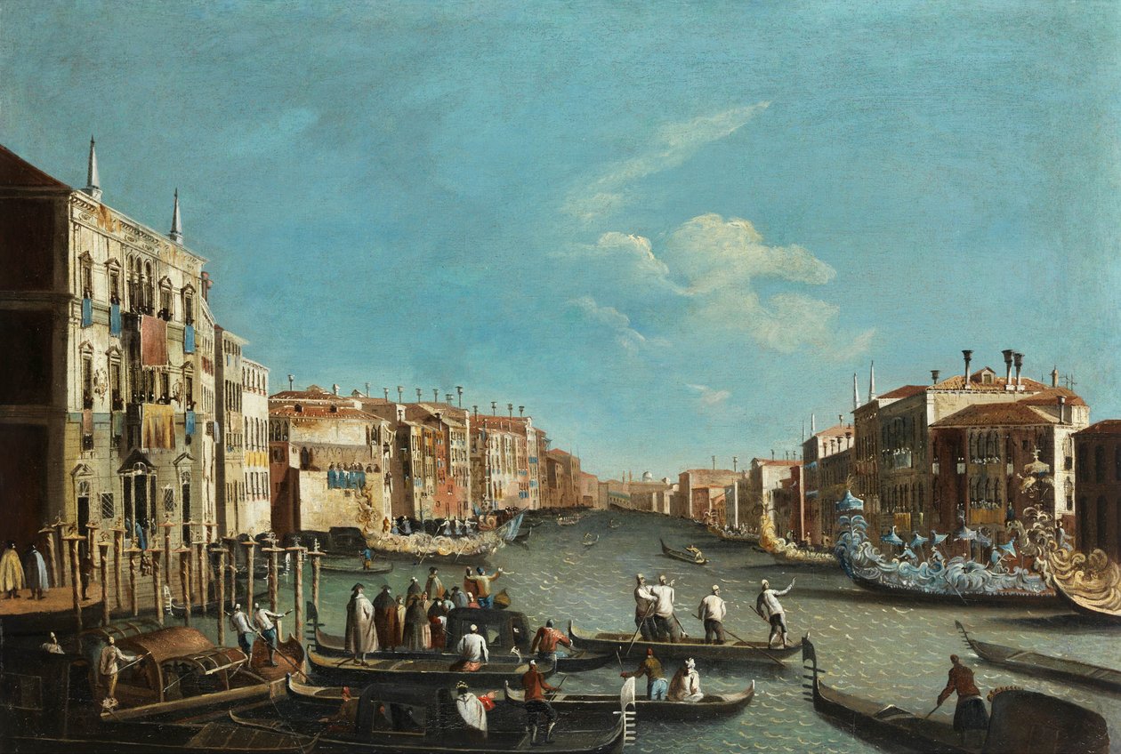 Michele Marieschi Fesztivál a Grand Canal csatornán alkotó: Michele Marieschi