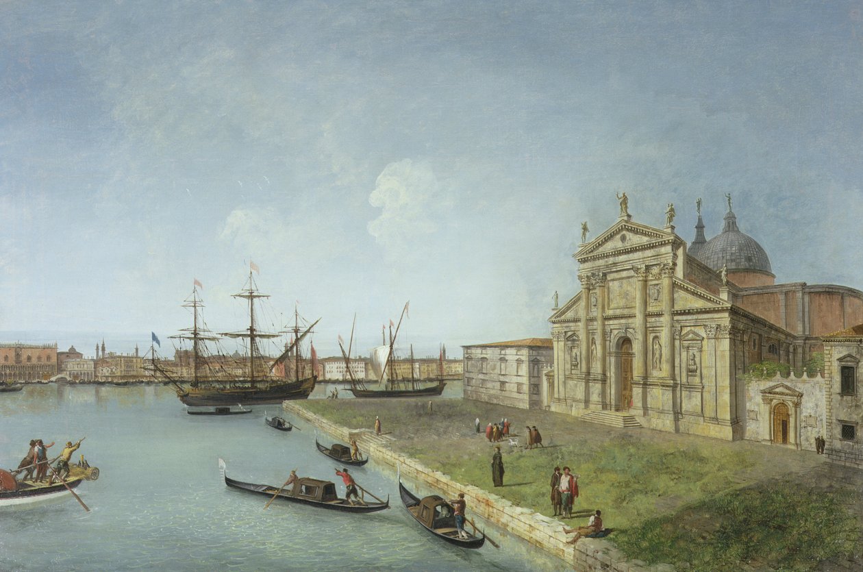 A San Marco-medence San Giorgio Maggiore-ból alkotó: Michele Marieschi