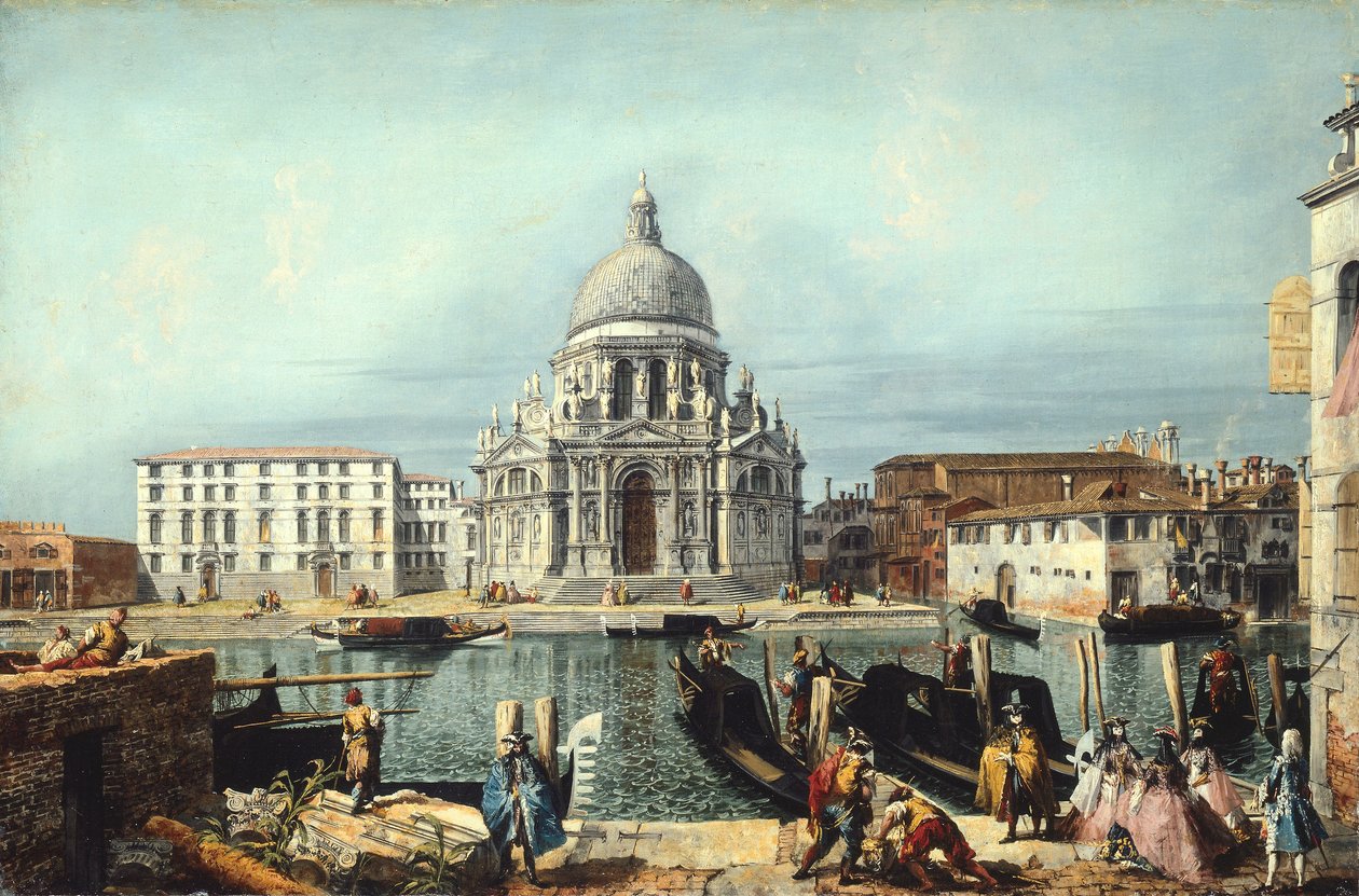 A Santa Maria della Salute templom, Velence alkotó: Michele Marieschi