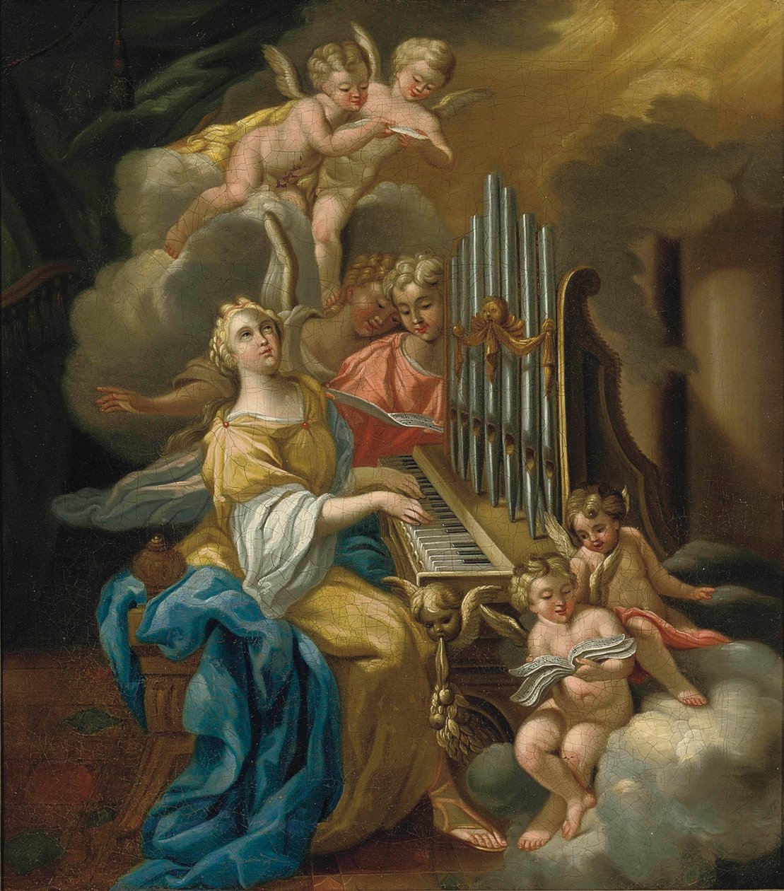 Szent Cecília alkotó: Michele Rocca