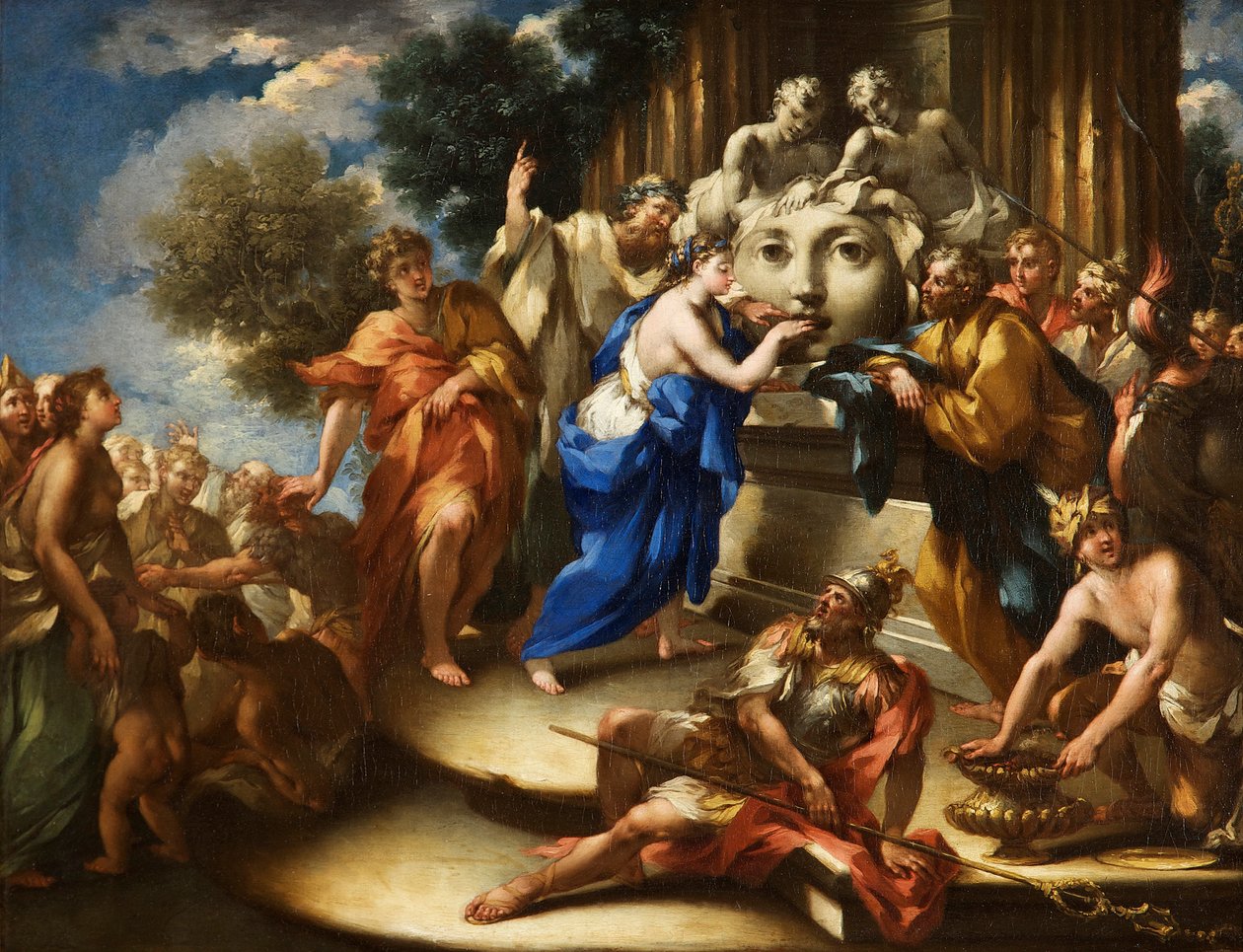 Az igazság maszkja, 1720 körül alkotó: Michele Rocca