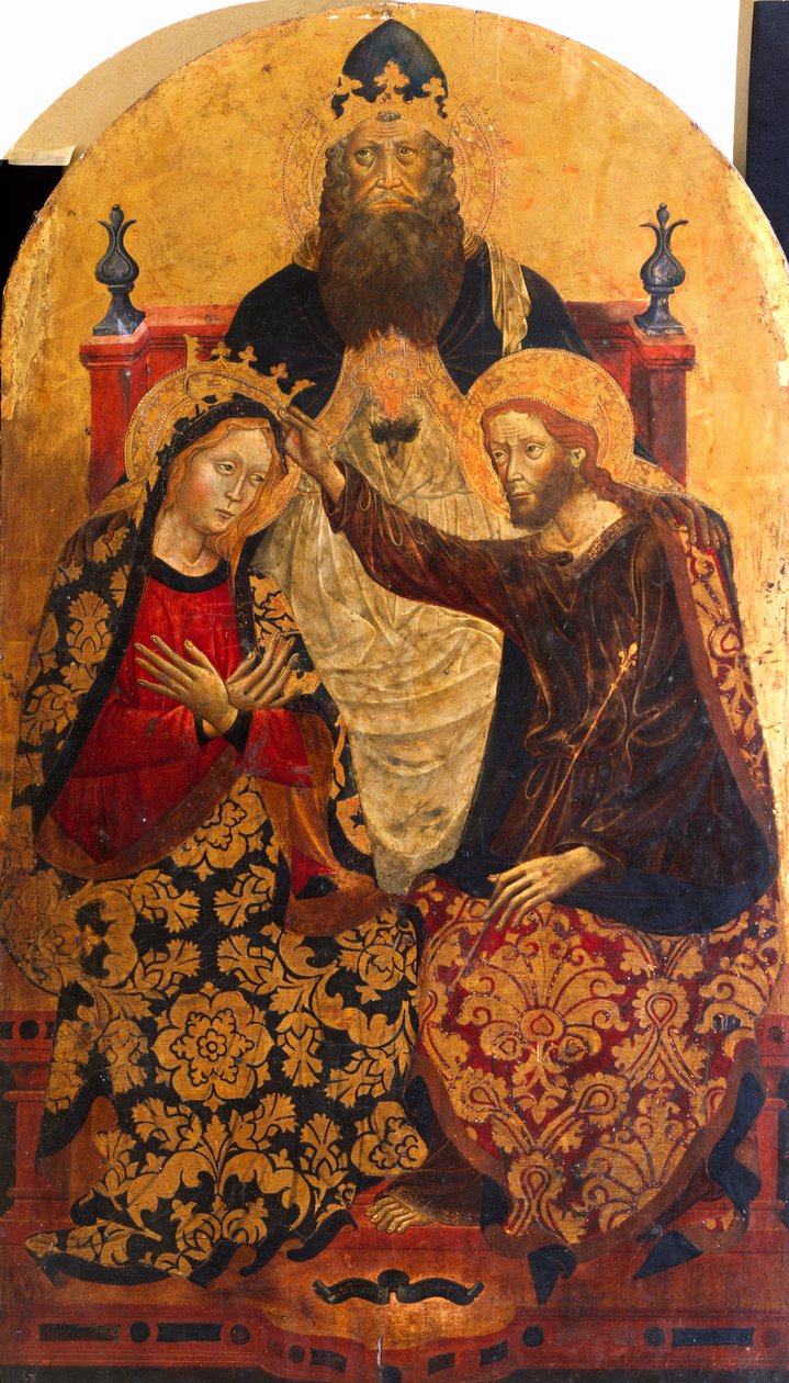 Michele di Matteo da Bologna Mária megkoronázása (aktív 1410-1469) alkotó: Michele di Matteo da Bologna
