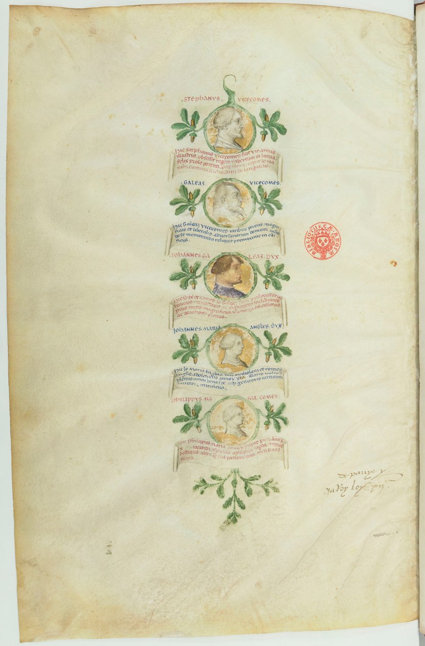 A Visconti család genealógiája (BNF, ms lat. 5888) btv1b10020318d, f36 alkotó: Michelino Molinari da Besozzo
