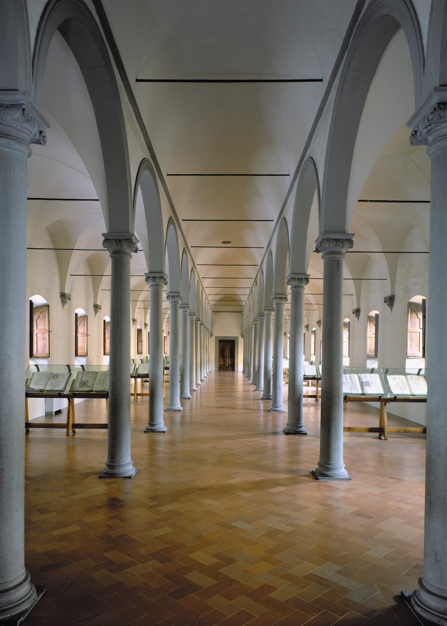 A könyvtár, 1441 alkotó: Michelozzo di Bartolommeo