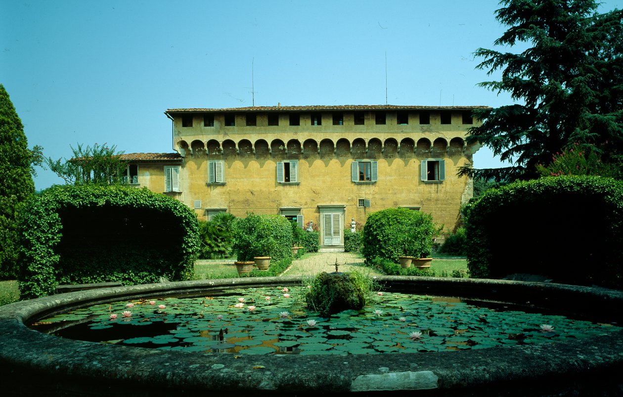 Careggi Medici-villa, 1459-ben épült alkotó: Michelozzo di Bartolommeo