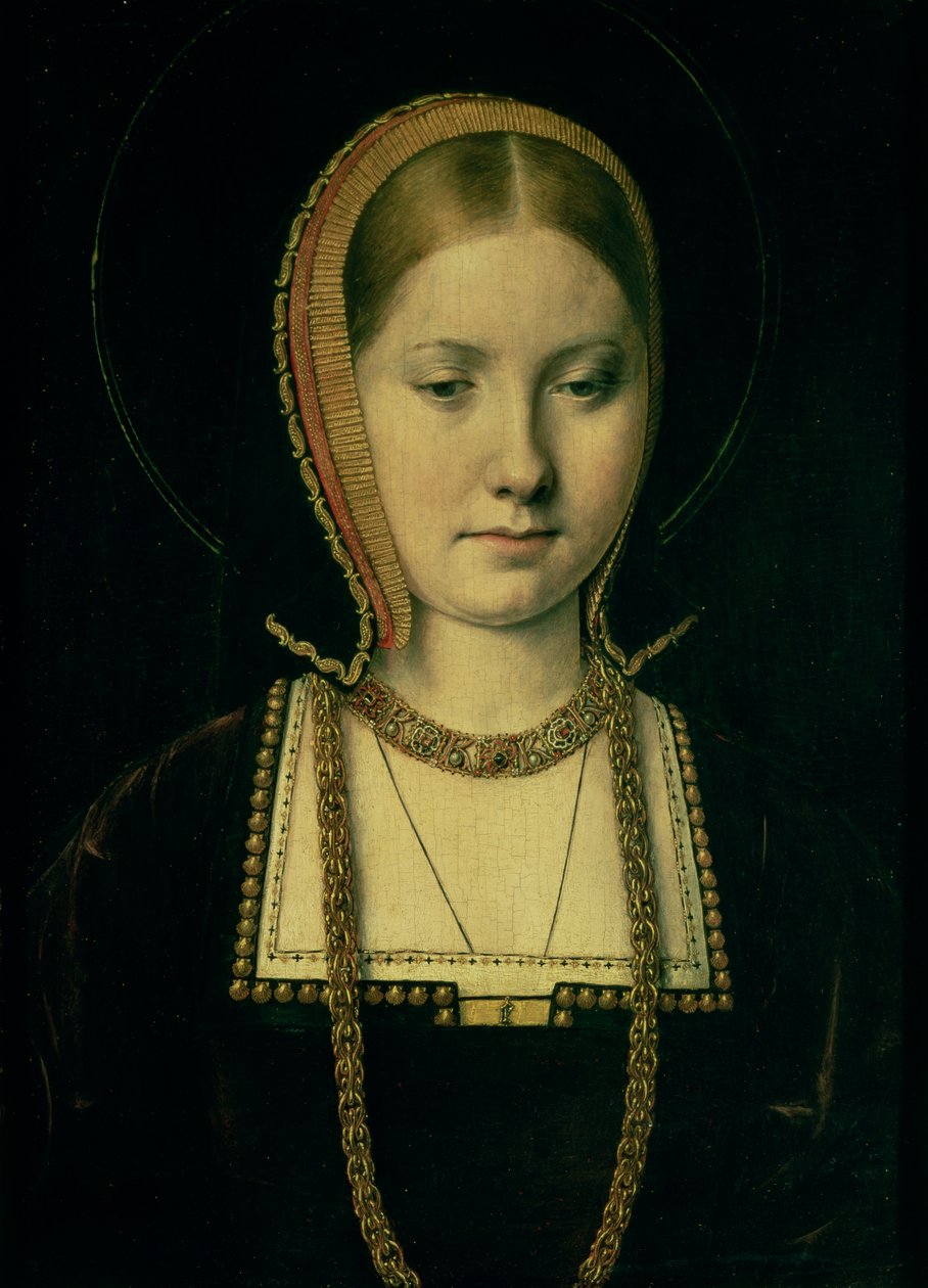 Egy nő portréja, valószínűleg Aragóniai Katalin (1485-1536), 15034 körül alkotó: Michiel Sittow
