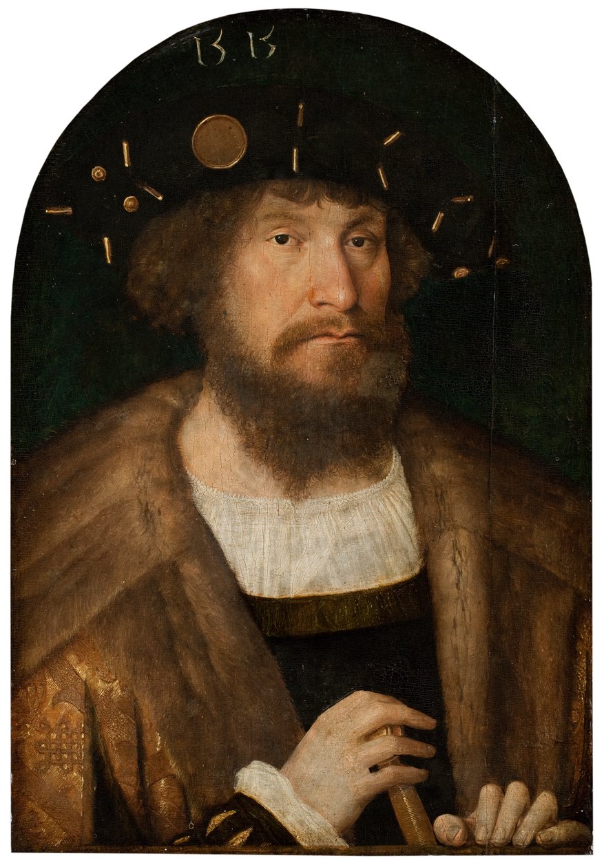 II. Christian dán király portréja, 151415 alkotó: Michiel Sittow