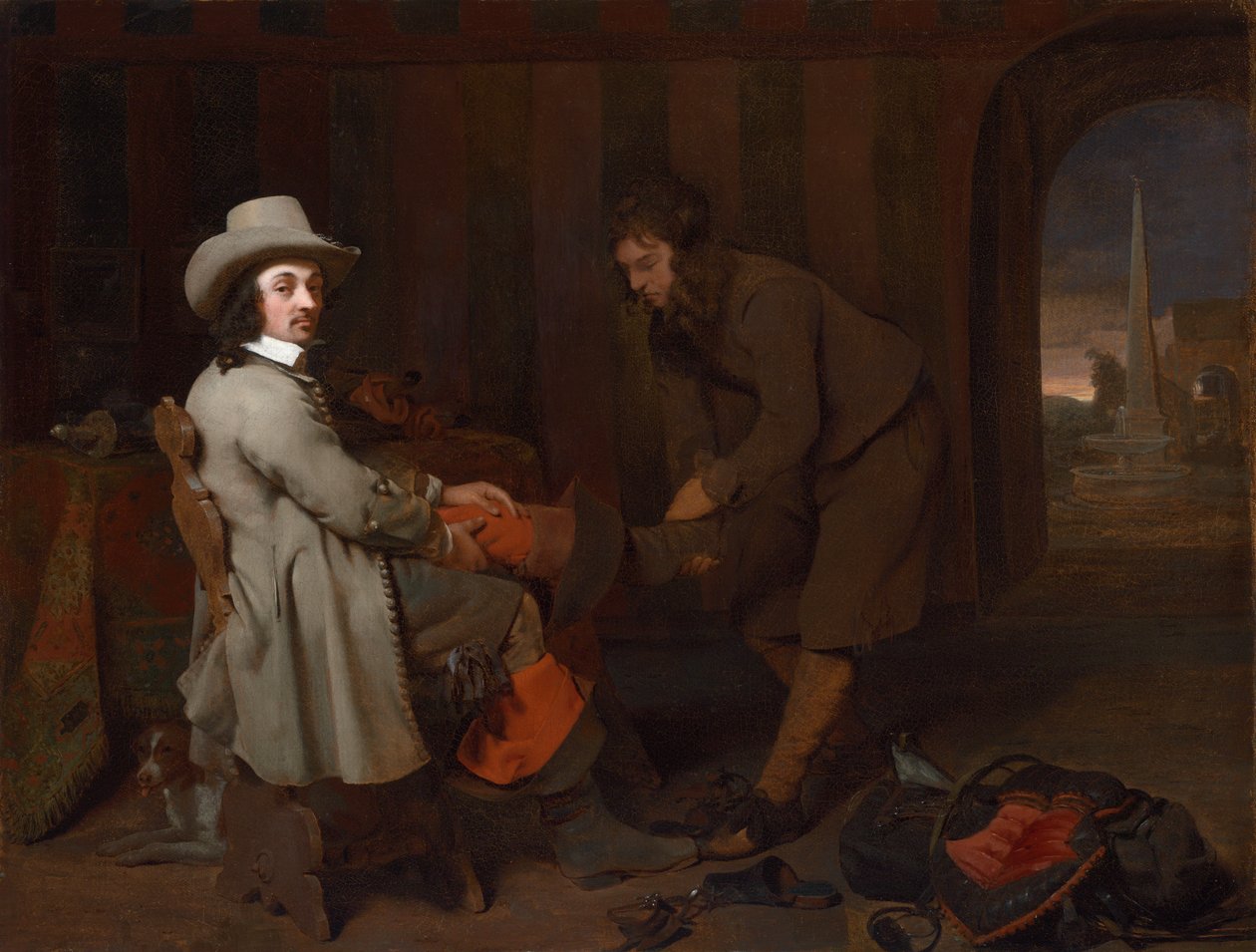 Anthonij de Bordes és inasa alkotó: Michiel Sweerts