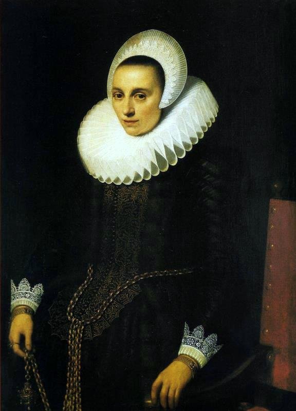 Egy holland nemesasszony portréja alkotó: Michiel Jansz van Mierevelt