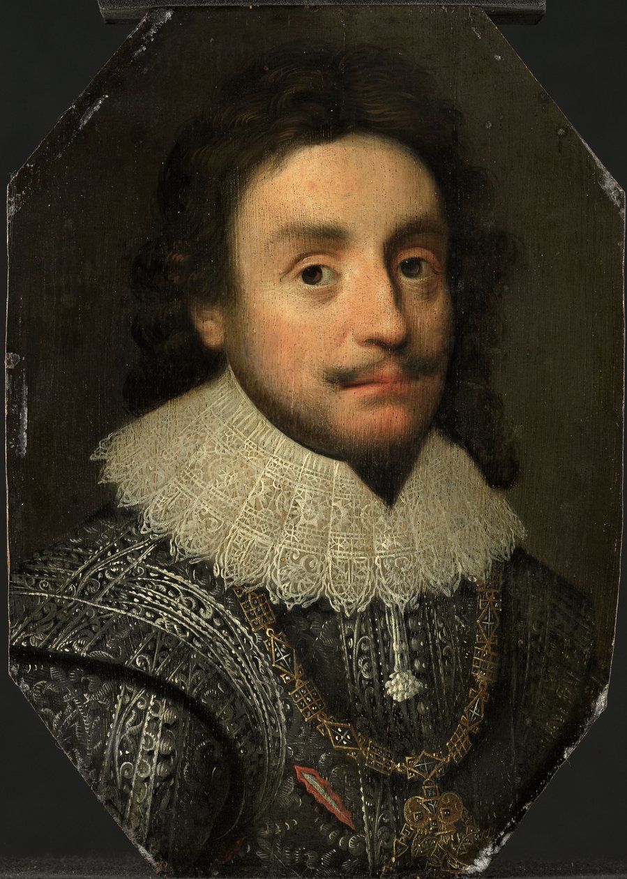 V. Frigyes portréja (1596-1632), 1621 körül (olaj, tábla) alkotó: Michiel Jansz. van (after) Miereveld