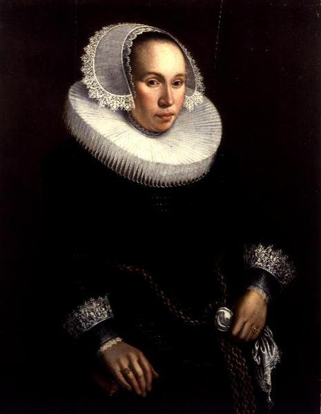 Egy hölgy portréja alkotó: Michiel Jansz. van Miereveld