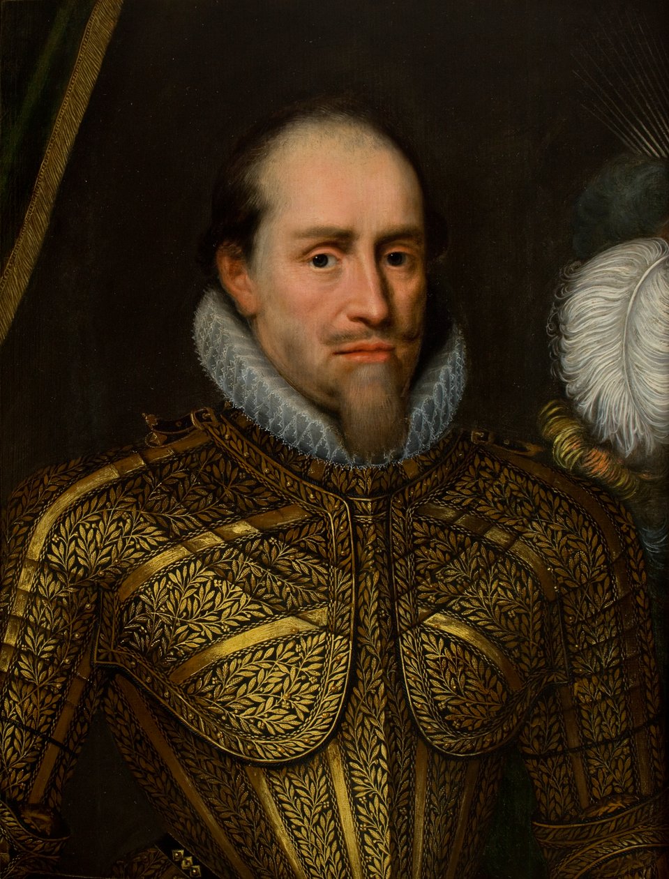 Páncélos férfi portréja (olaj, vászon) alkotó: Michiel Jansz. van Miereveld