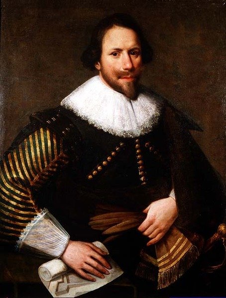 Egy katonai építész portréja (olaj, vászon) alkotó: Michiel Jansz. van Miereveld