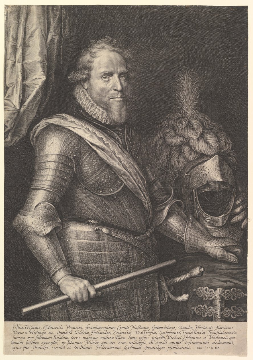 Maurits orániai herceg, 1608. alkotó: Michiel Jansz van Miereveld