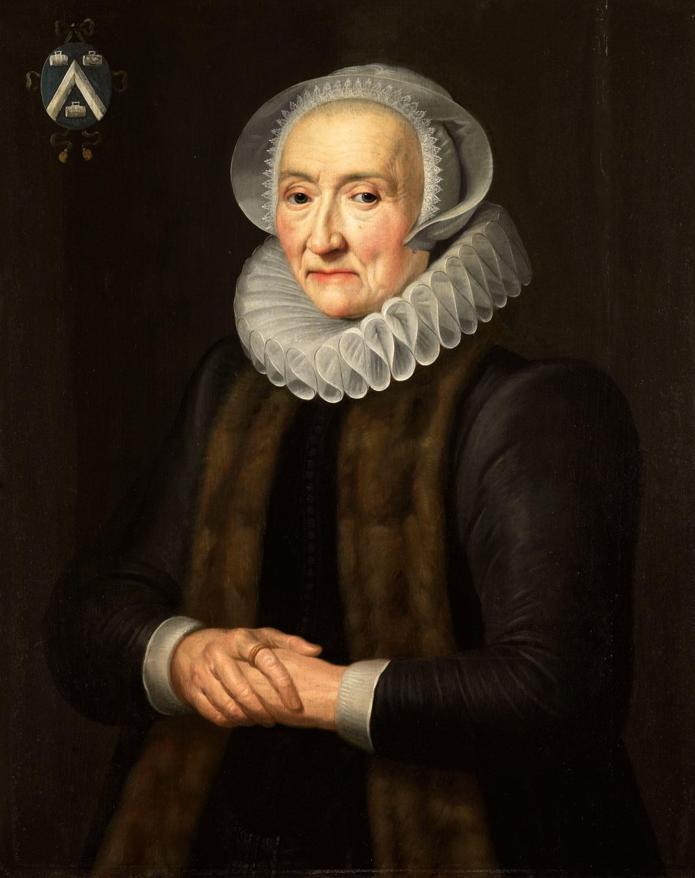 Fény van der Laen portréja (1888-1998) alkotó: Michiel Jansz van Mierevelt (copy after)