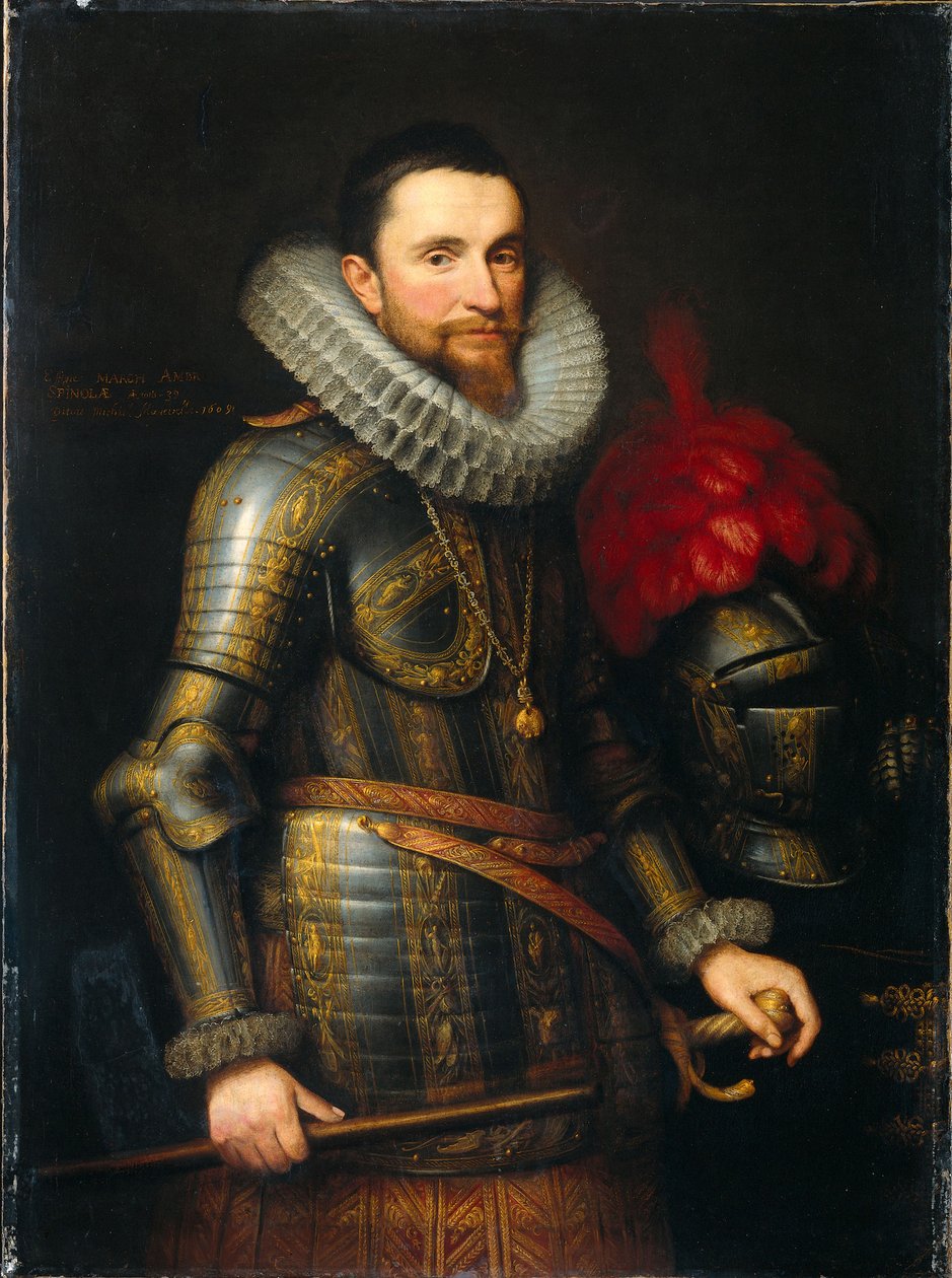 Ambrosio Spinola portréja 1569-1630, 1609 alkotó: Michiel Jansz van Mierevelt
