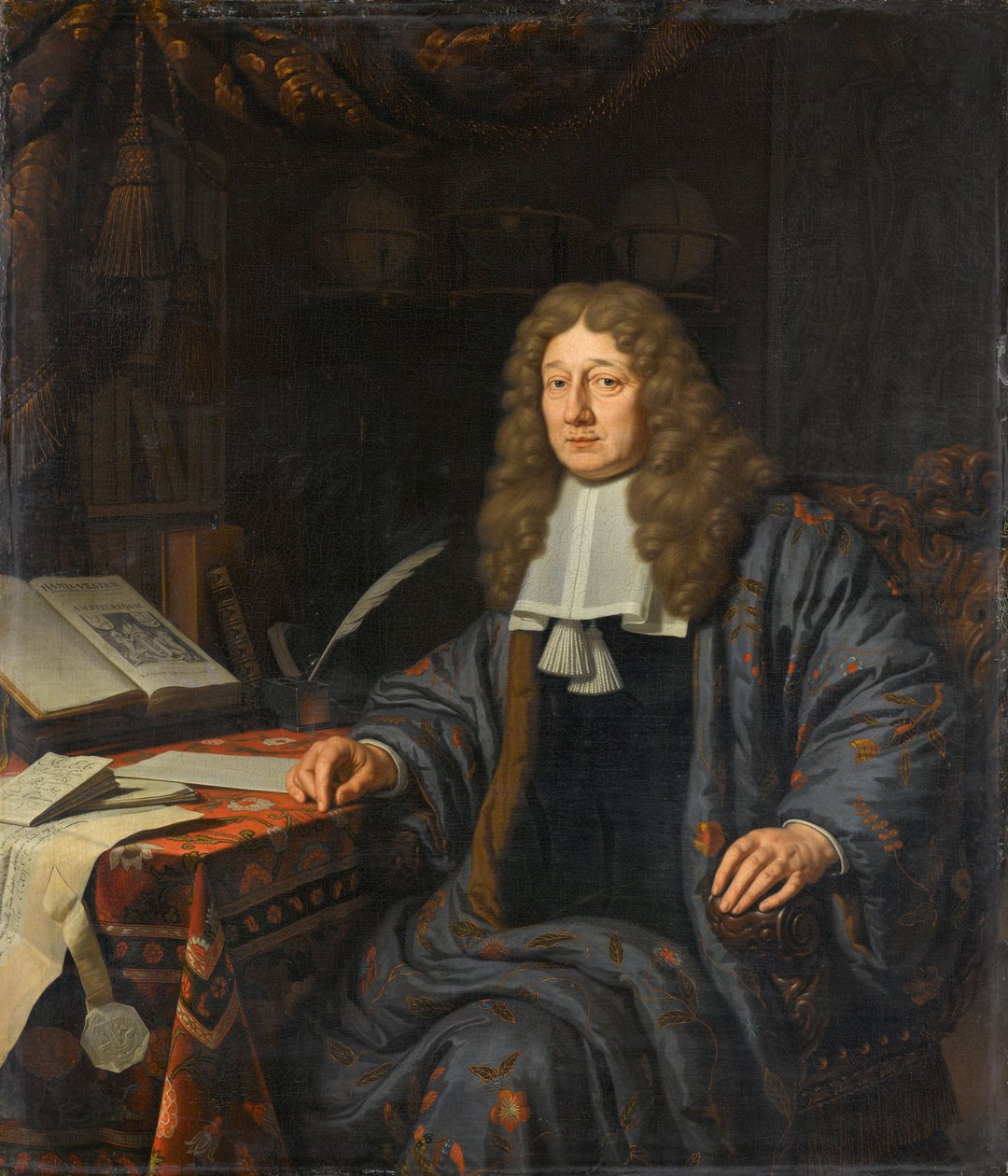 John Hudde (1628-1704), Amszterdam polgármesterének portréja alkotó: Michiel van Musscher