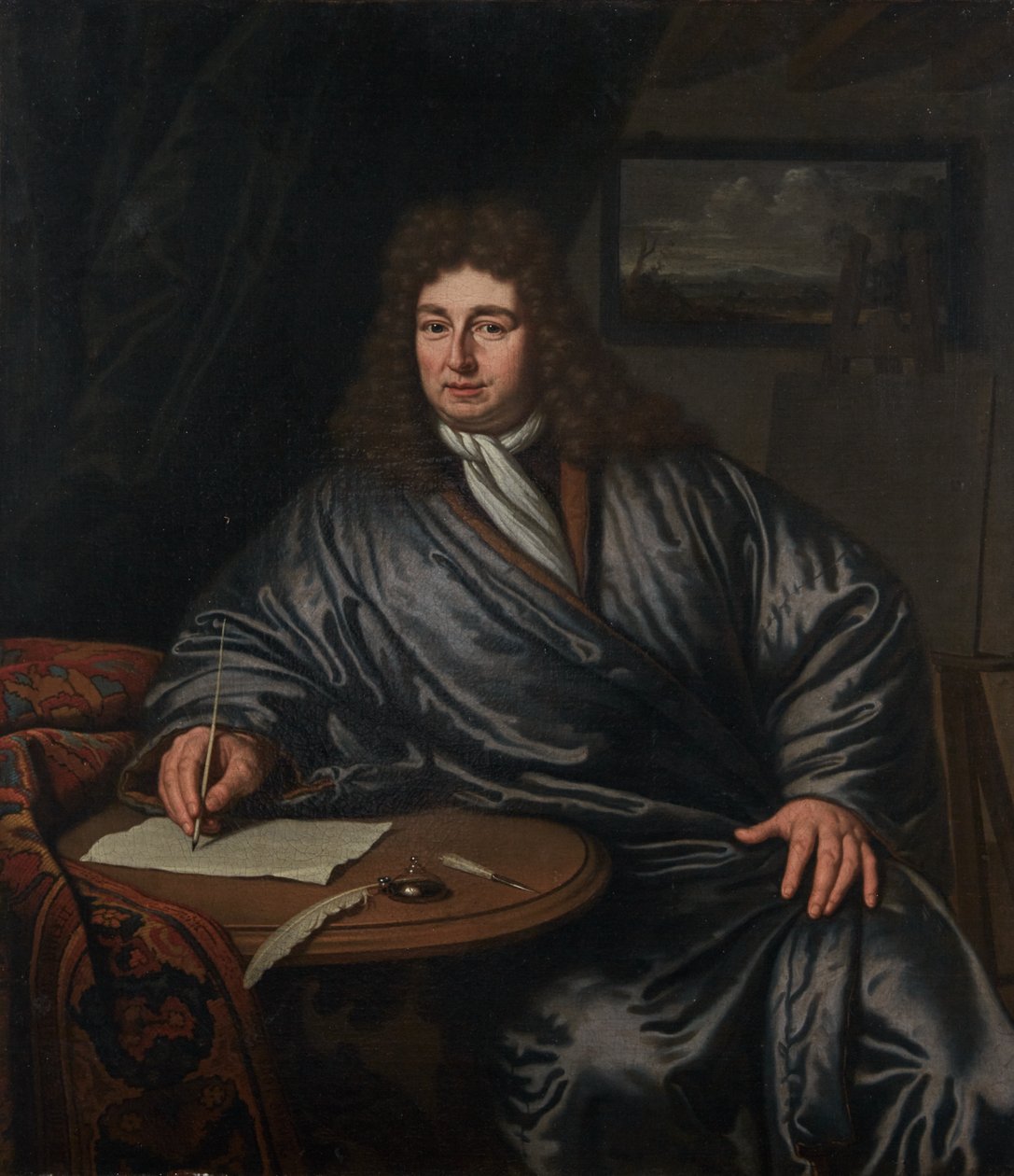 Egy ismeretlen férfi portréja alkotó: Michiel van Musscher