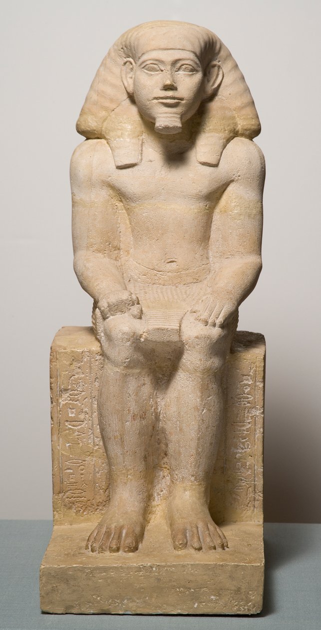 Szobor Hapidefai mészkőből alkotó: Middle Kingdom Egyptian