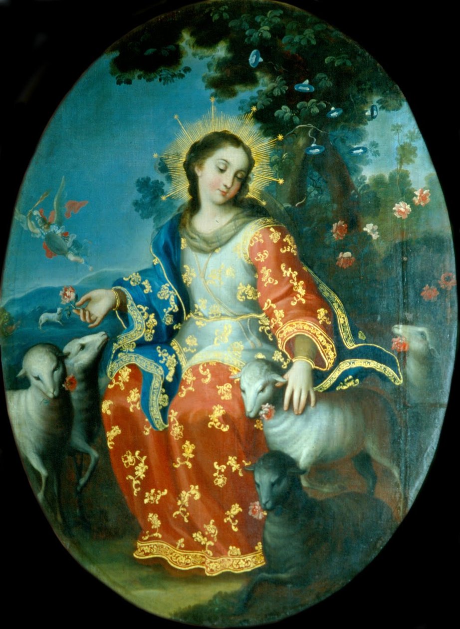 Espanol: La Divina Pastora Az isteni juhásznő alkotó: Miguel Cabrera