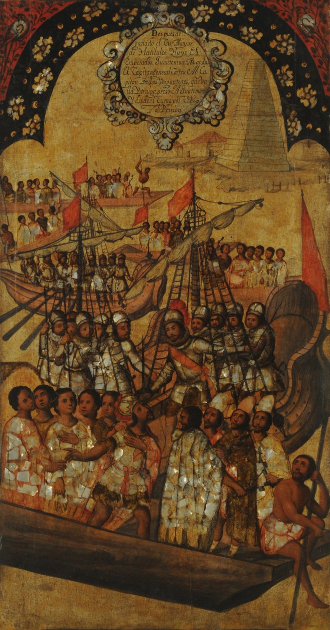 Mexikó meghódítása. Táblázat XXIII alkotó: Miguel Gonzales