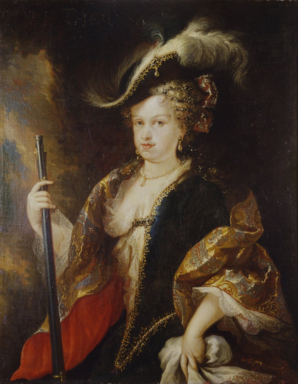 Savoyai Maria Luisa Gabriela, vadásznő alkotó: Miguel Jacinto Meléndez