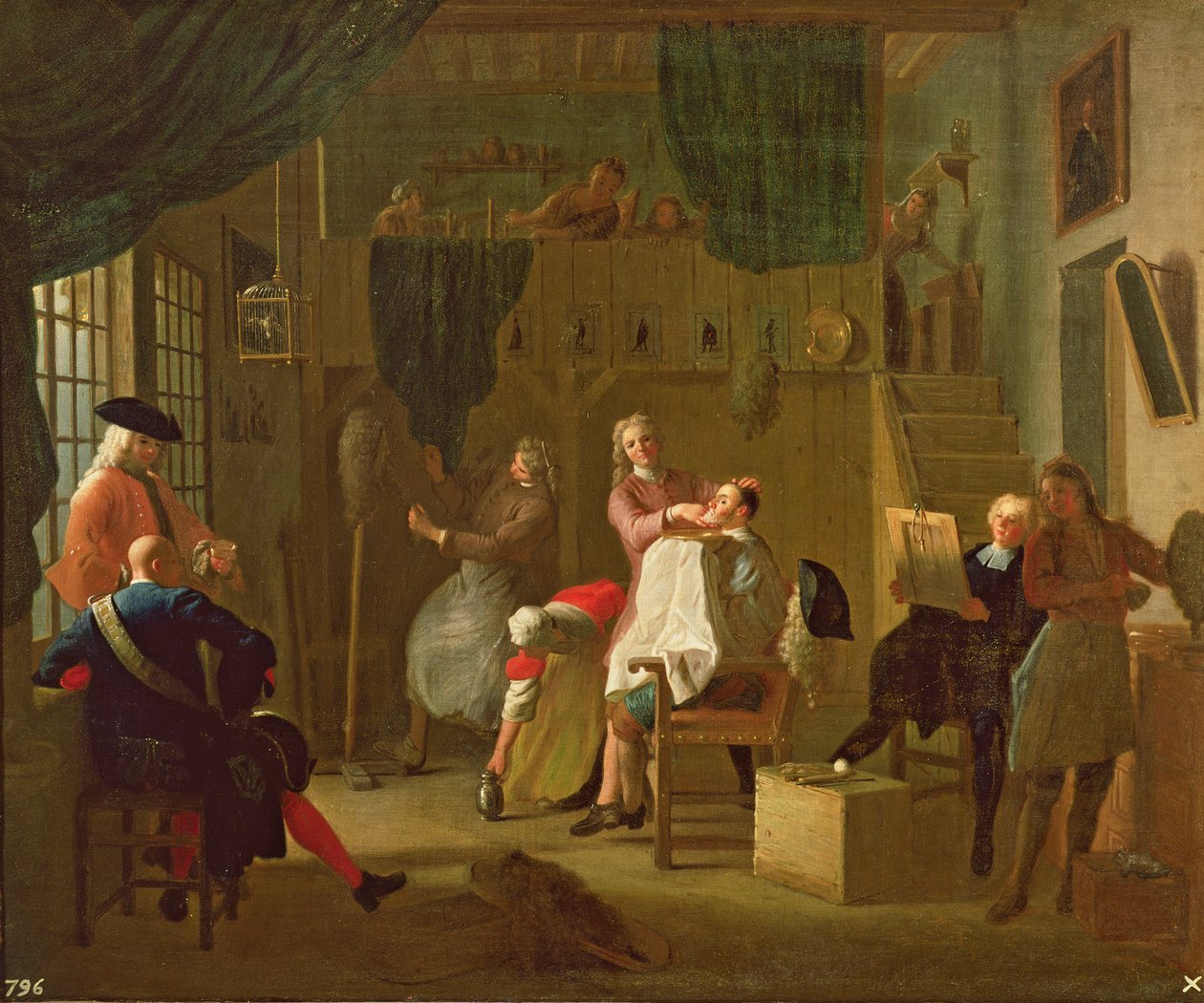 A Fodrászat alkotó: Miguel Angel Houasse