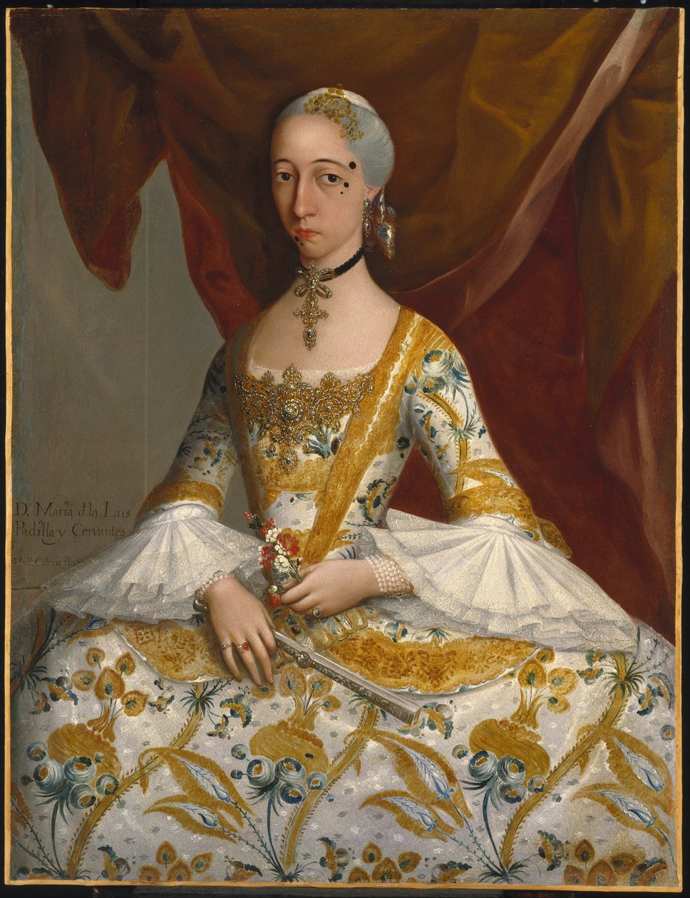 Doña María de la Luz Padilla y (Gómez de) Cervantes alkotó: Miguel Cabrera