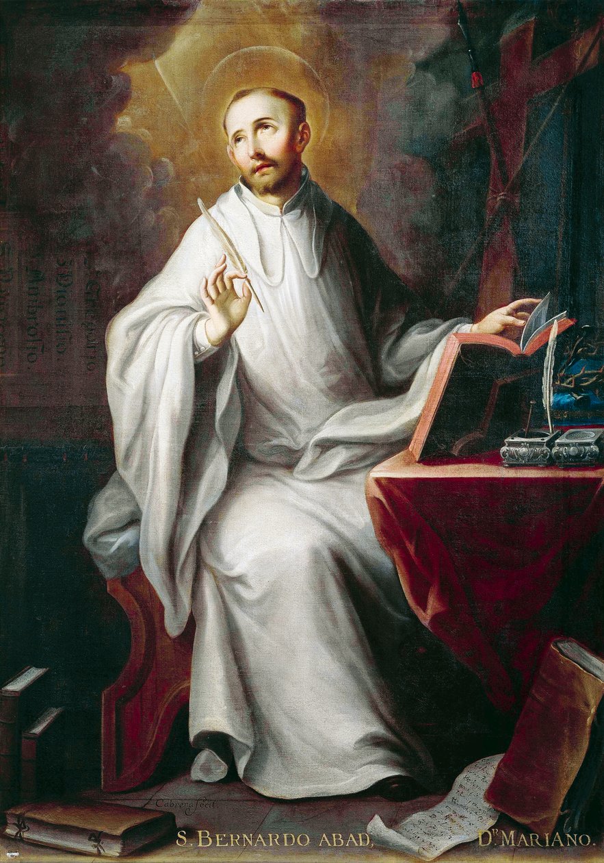 Szent Bernát, Miguel Cabrera (1695-1768) alkotó: Miguel Cabrera