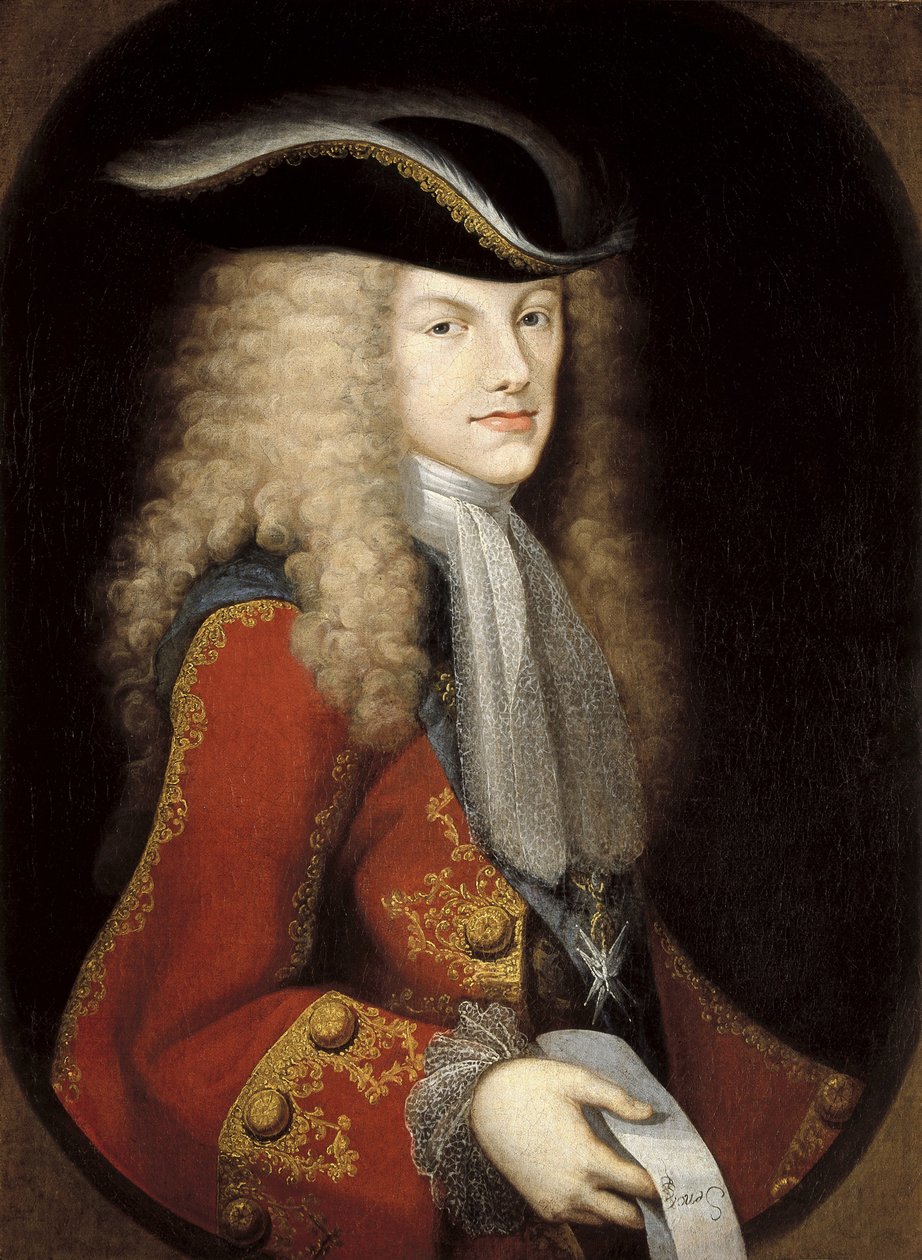 V. Fülöp spanyol király (1683-1746) portréja (olaj, vászon) alkotó: Miguel Jacinto Meléndez