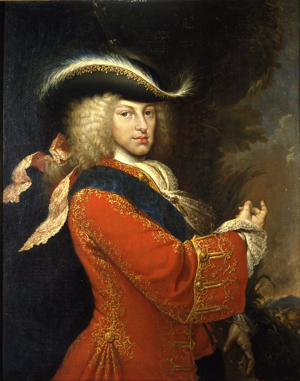V. Fülöp spanyol király vadászruhában alkotó: Miguel Jacinto Meléndez