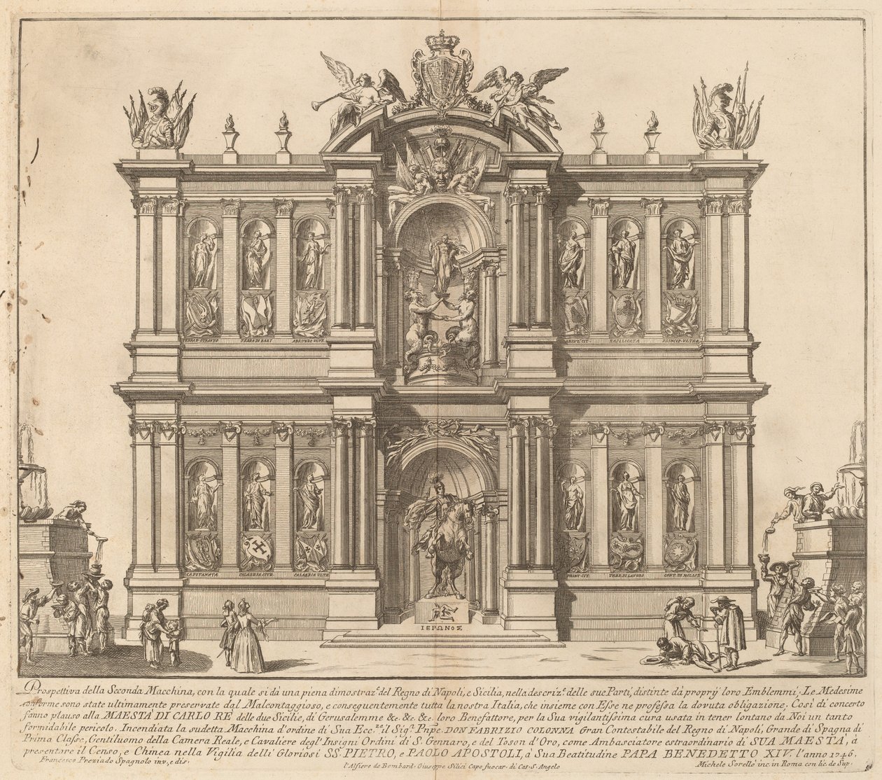 A Nápolyi Királyság a "Kína" Fesztiválra alkotó: Miguel de Sorellò after Francisco Preciado