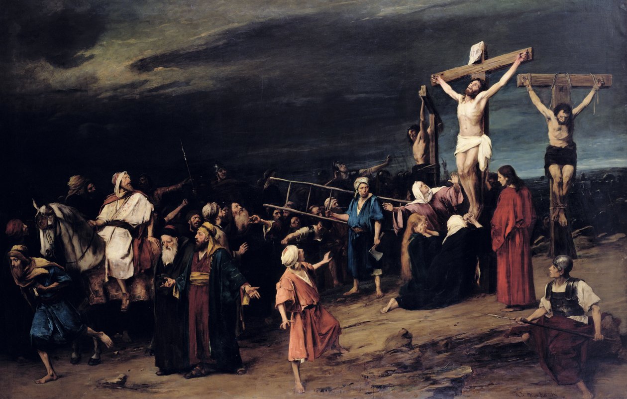 Krisztus a kereszten, 1884 alkotó: Mihály Munkácsy