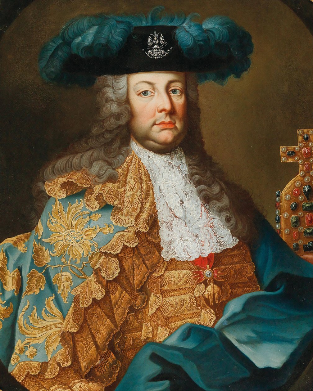 I. Ferenc osztrák császár portréja 1708-1765. alkotó: Mijtens