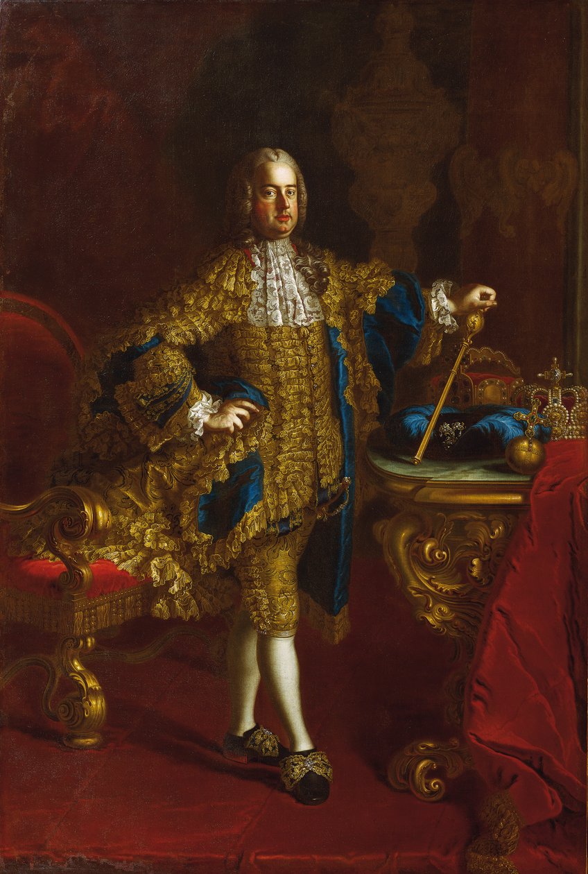 I. Ferenc osztrák császár portréja 1708-1765, 1745-1765 között. alkotó: Mijtens