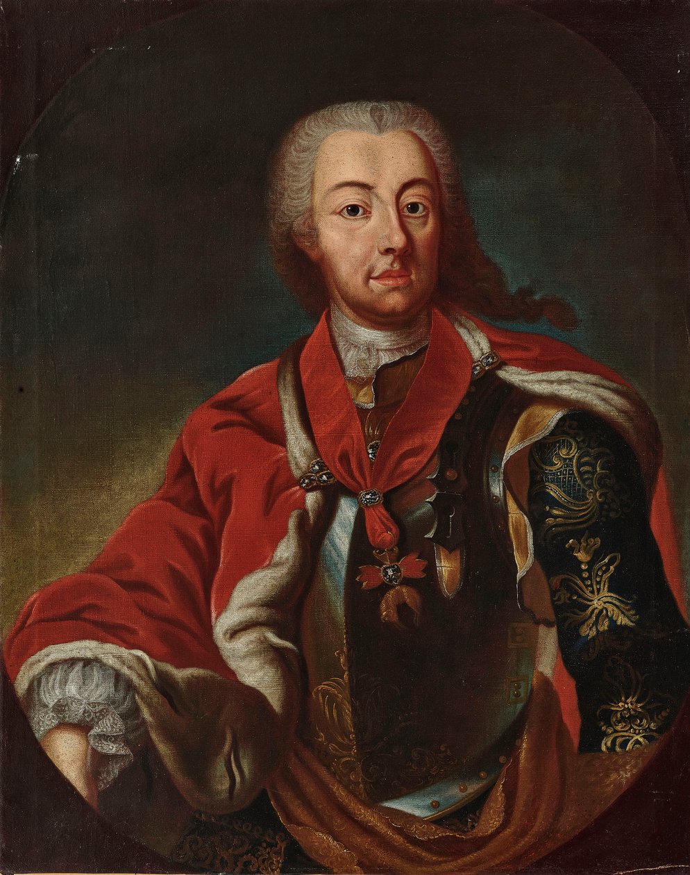Károly Sándor lotaringiai herceg portréja 1712-1780. alkotó: Mijtens