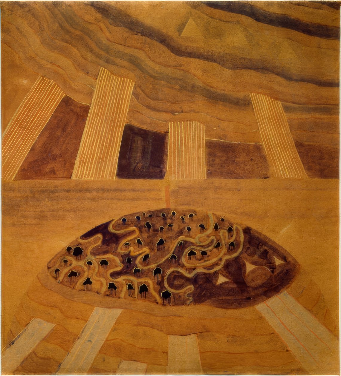 Andante (I. szonáta) alkotó: Mikalojus Ciurlionis