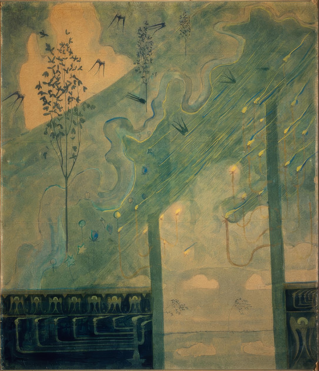 Scherzo (II. szonáta) alkotó: Mikalojus Ciurlionis