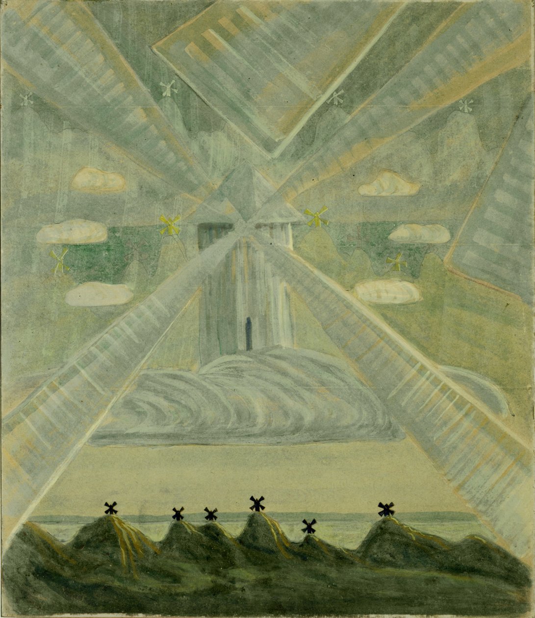 Andante szonáta II, 1907. alkotó: Mikalojus Konstantinas Čiurlionis